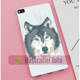 Gelové pouzdro s obrázkem na HUAWEI P8 Lite - vzor ART WOLF