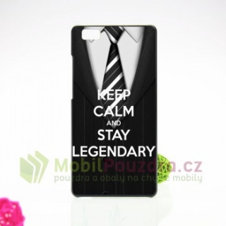BACKCASE pouzdro na Huawei Ascend P8 Lite - vzor KEEP CALM