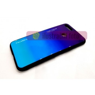 Temperované BUMPER pouzdro na HUAWEI Nova 4 - vzor BLUE OMBRE