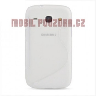 Gelové bílé S-LINE pouzdro na SAMSUNG i8260 / i8262 Galaxy Core