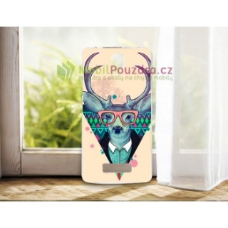 BACKCASE pouzdro na LENOVO A2010 - vzor DEER HIPSTER