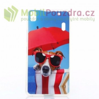 Gelové pouzdro s obrázkem na LENOVO A7000 - vzor SUNNY DOG