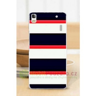 BACKCASE pouzdro na Lenovo A7000 - vzor SAILOR STRIPES