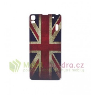 BACKCASE pouzdro na LENOVO a7000 - vzor VINTAGE UK