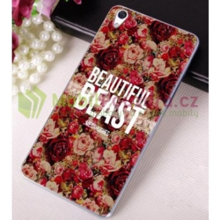Gelové pouzdro s obrázkem na LENOVO S850 - vzor RED ROSES