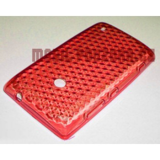 Gelové červené DIAMONDS pouzdro na NOKIA Lumia 520