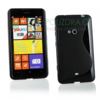 Gelové černé S-LINE pouzdro na NOKIA Lumia 625