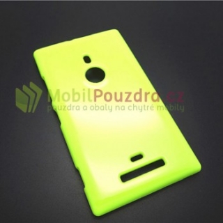 Gelové neonově zelené pouzdro na NOKIA Lumia 925