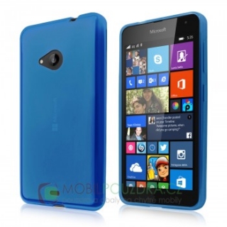 Gelové modré pouzdro na MICROSOFT Lumia 535
