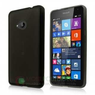 Gelové černé pouzdro na MICROSOFT Lumia 535