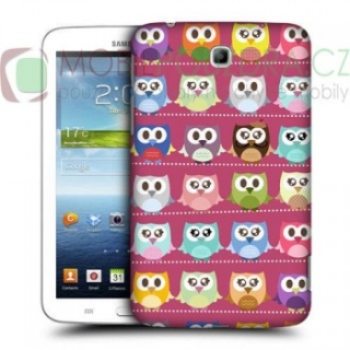 HEADCASE pouzdro na SAMSUNG P3200 Galaxy Tab 3 (7.0) - vzor PINK OWL