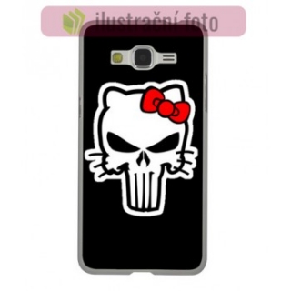 BACKCASE pouzdro na SAMSUNG A320 Galaxy A3 (2017) - vzor KITTY SKULL