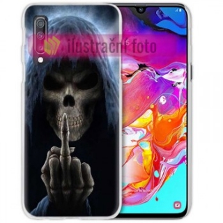 BACKCASE pouzdro na SAMSUNG A405 Galaxy A40 - vzor SKULL