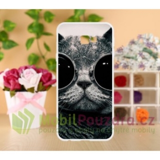 Gelové pouzdro s obrázkem na SAMSUNG J415 Galaxy J4 Plus (J4+) - vzor CAT IN SUNGLASSES
