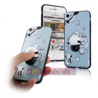Gelové 4D ANTI-STRESS pouzdro na SAMSUNG G950 Galaxy S8 - vzor PANDA