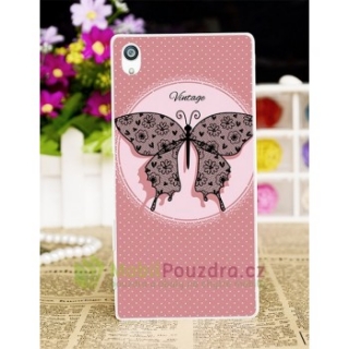 BACKCASE pouzdro na SONY Xperia XA F3111 - vzor BUTTERFLY LACE