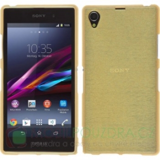 Gelové zlaté FILIFORM pouzdro na SONY Xperia Z1 C6903 L39h