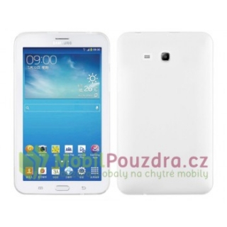 Gelové bílé hladké pouzdro na SAMSUNG T110 T111 Galaxy Tab 3 Lite 7.0