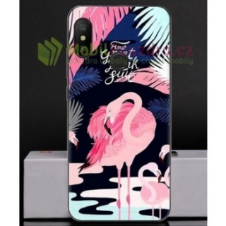 Gelové pouzdro s obrázkem na XIAOMI Redmi Note 6 Pro - vzor FLAMINGOS