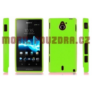Metalické zelené pouzdro na SONY Xperia Sola