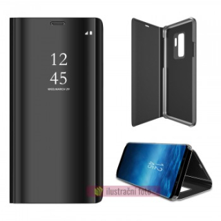 Peněženkové CLEAR VIEW černé pouzdro na HUAWEI P Smart Z